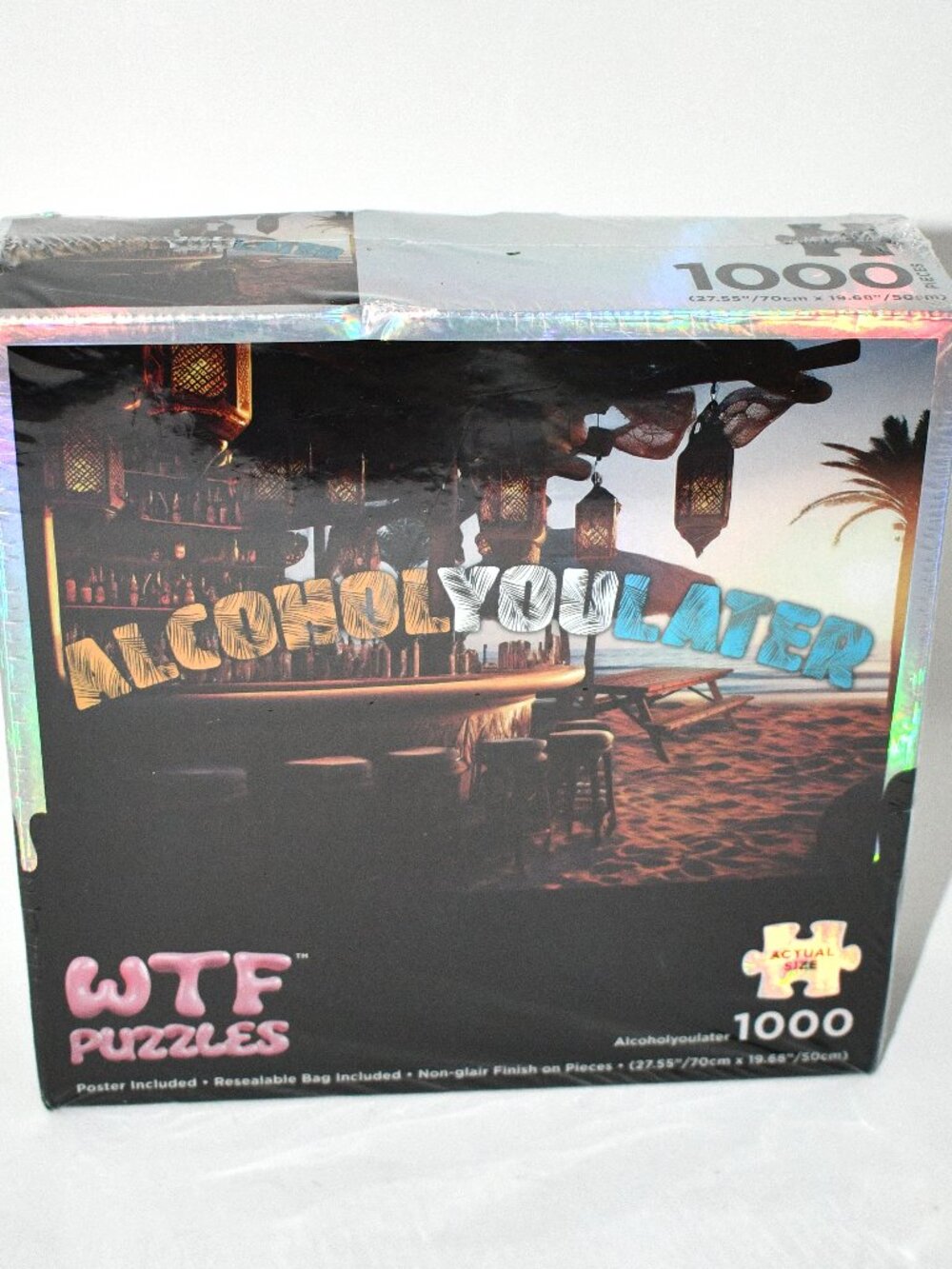 WHAT THE PUZZLES Funny Adult Humor, 1000 Piece Jigsaw Puzzle, Raunchy Gift, NWT